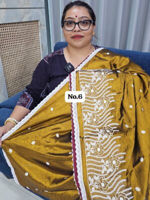 25TH SEP MEGA SALE LIVE – KHADI TISSUE SAREE (NO.6)