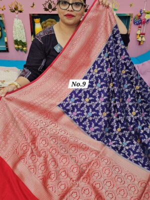 26TH SEP MEGA SALE LIVE – GEORGETT SILK KHADDI SAREE (NO.9)