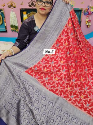 26TH SEP MEGA SALE LIVE – GEORGETT SILK KHADDI SAREE (NO.5)