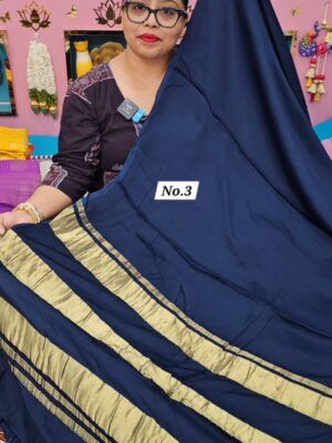 26TH SEP MEGA SALE LIVE – PURE MODAL LAGDI PATTA SAREE (NO.3)