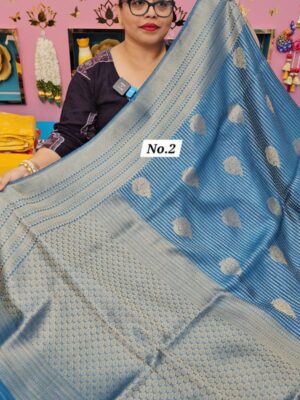 26TH SEP MEGA SALE LIVE – GEORGETT SILK KHADDI SAREE (NO.2)