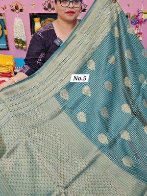 26TH SEP MEGA SALE LIVE – GEORGETT SILK KHADDI SAREE (NO.5)