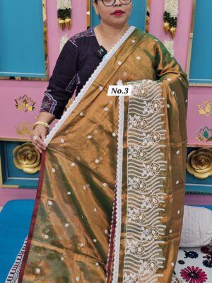 26TH SEP MEGA SALE LIVE – KHADI TISSUE SAREE (NO.3)