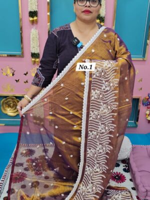 26TH SEP MEGA SALE LIVE – KHADI TISSUE SAREE (NO.1)