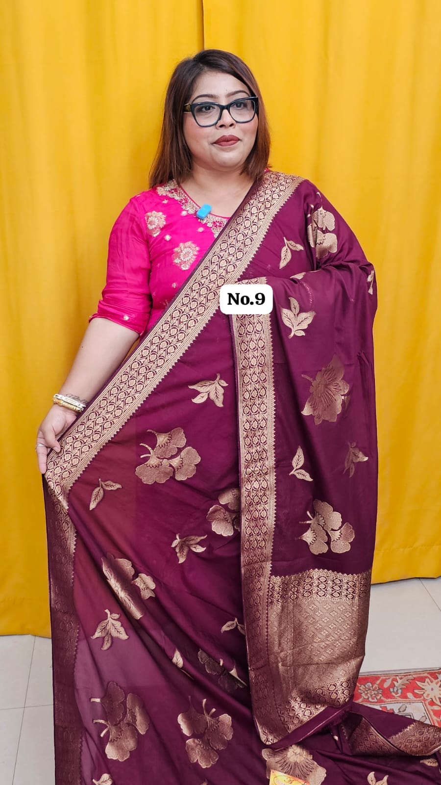 28TH SEP 2nd MEGA SALE LIVE – RUSSIAN CREPE MODAL SILK SAREE (NO.9)