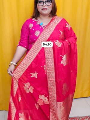 28TH SEP 2nd MEGA SALE LIVE – RUSSIAN CREPE MODAL SILK SAREE (NO.10)