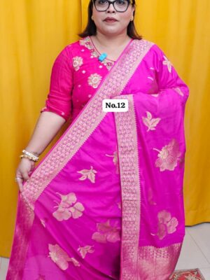 28TH SEP 2nd MEGA SALE LIVE – RUSSIAN CREPE MODAL SILK SAREE (NO.12)