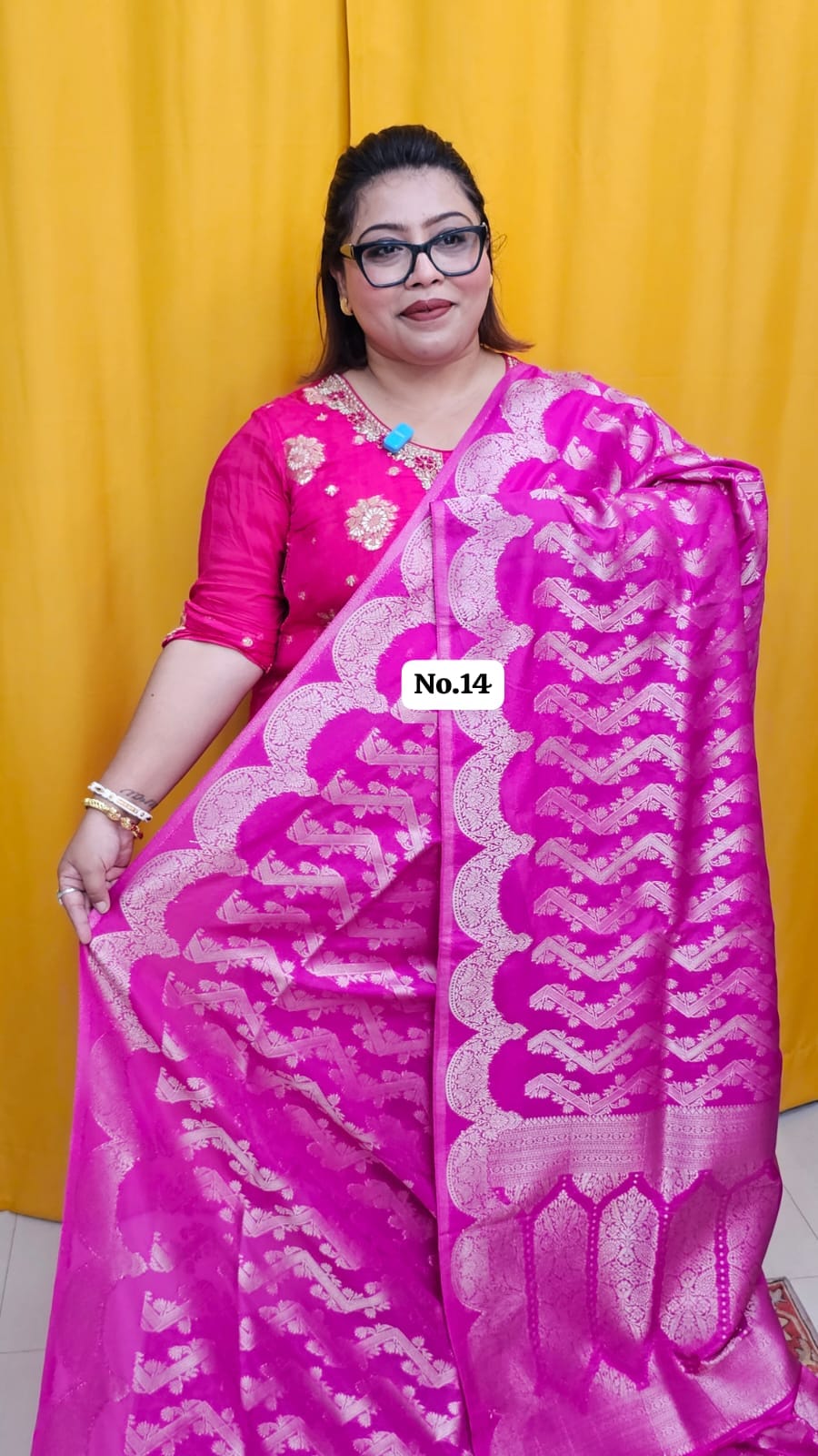 28TH SEP 2nd MEGA SALE LIVE – RUSSIAN CREPE MODAL SILK SAREE (NO.14)