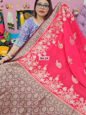 3RD OCT MEGA SALE LIVE – GEORGETT KHADDI SAREE (NO.19)
