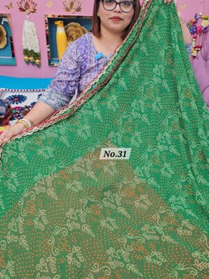 3RD OCT MEGA SALE LIVE – MOSS CHIFFON SAREE (NO.31)