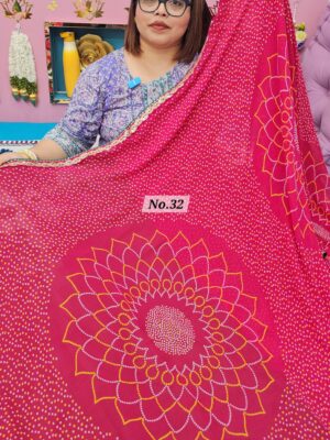 3RD OCT MEGA SALE LIVE – MOSS CHIFFON SAREE (NO.32)