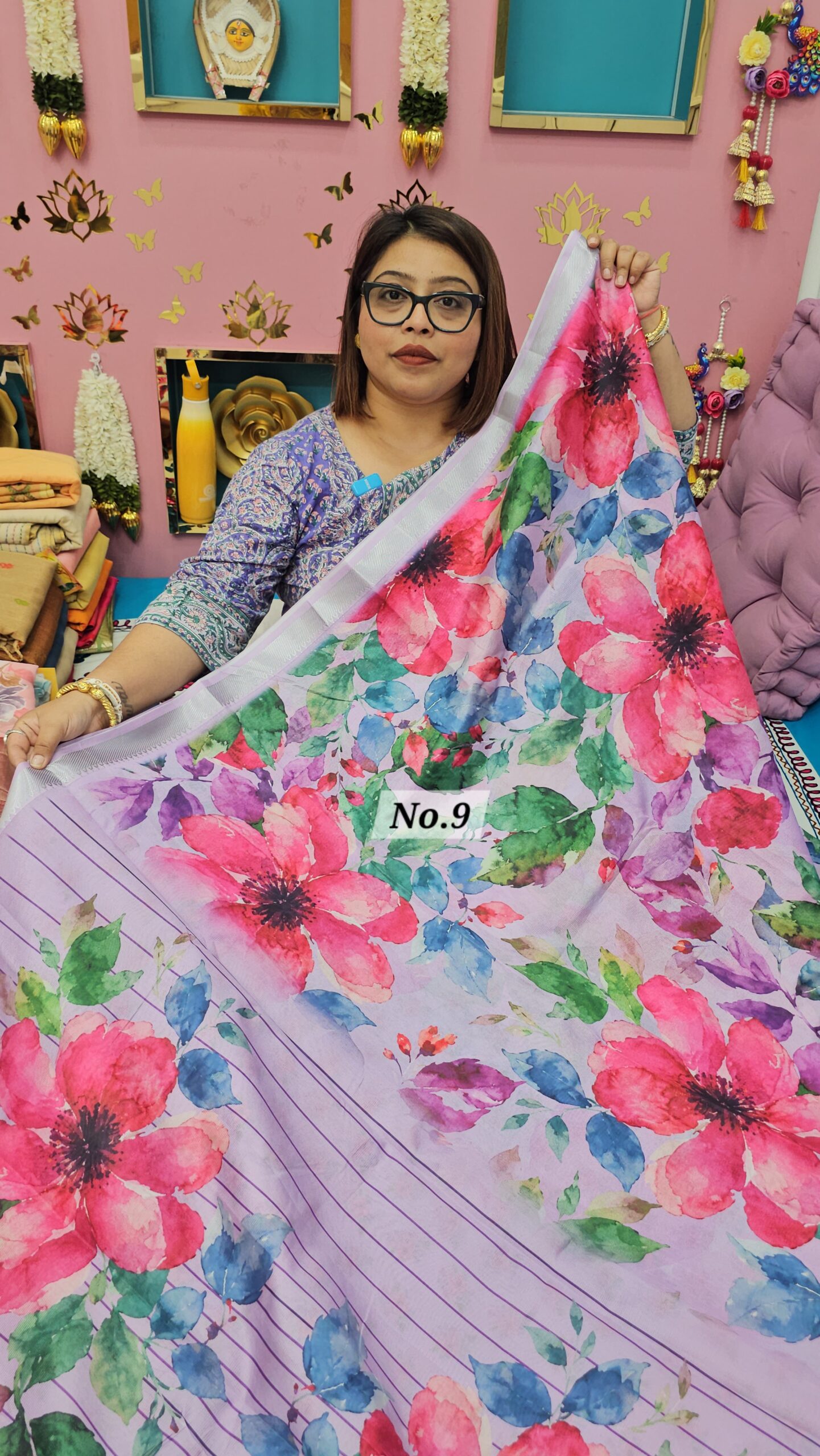 1ST OCT MEGA SALE LIVE – DIGITAL PRINTED SOFT SILK SAREE (NO.9)