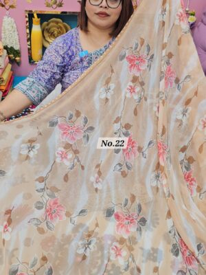1ST OCT MEGA SALE LIVE – PREMIUM SOFT DESIGNER SAREE (NO.22)