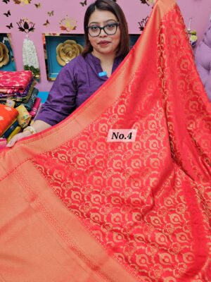 2ND OCT MEGA SALE LIVE – GEORGETT SILK KHADDI SAREE (NO.4)