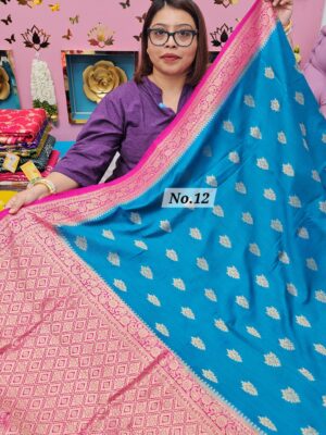 2ND OCT MEGA SALE LIVE – SOFT MATKA TUSSAR SILK SAREE (NO.12)