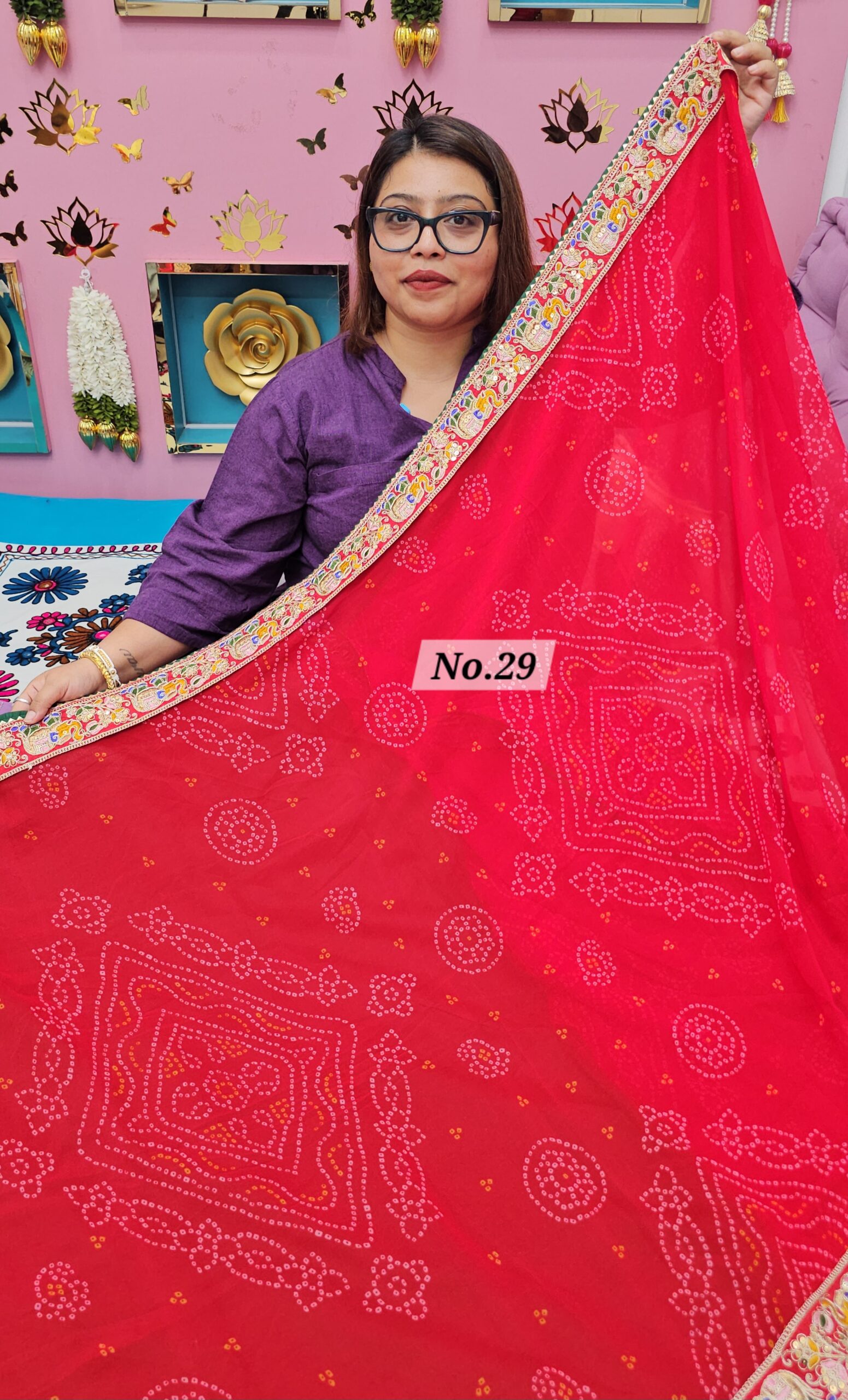 2ND OCT MEGA SALE LIVE – MOSS CHIFFON SAREE (NO.29)