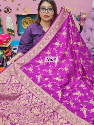 9TH OCT MEGA SALE LIVE - GEORGETT SILK KHADDI SAREE (NO.6)