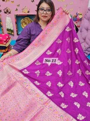 9TH OCT MEGA SALE LIVE - GEORGETT SILK KHADDI SAREE (NO.11)