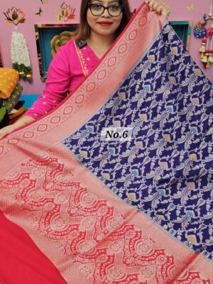 8TH OCT MEGA SALE LIVE – GEORGETTE SILK KHADDI SAREE (NO.6)