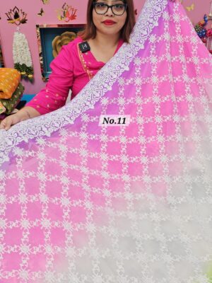 8TH OCT MEGA SALE LIVE – EMBROIDERED SAREE (NO.11)
