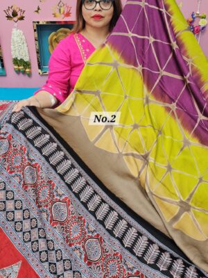 1ST OCT MEGA SALE LIVE – PURE MODAL SILK GLAM SAREE (NO.2)