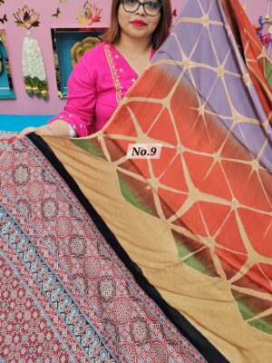 1ST OCT MEGA SALE LIVE – PURE MODAL SILK GLAM SAREE (NO.9)
