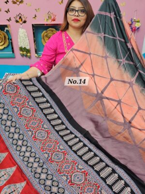 1ST OCT MEGA SALE LIVE – PURE MODAL SILK GLAM SAREE (NO.14)