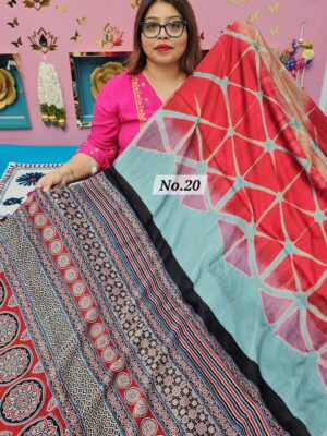1ST OCT MEGA SALE LIVE – PURE MODAL SILK GLAM SAREE (NO.20)