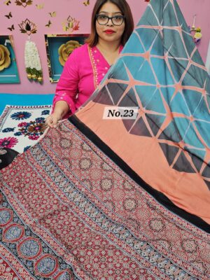 1ST OCT MEGA SALE LIVE – PURE MODAL SILK GLAM SAREE (NO.23)