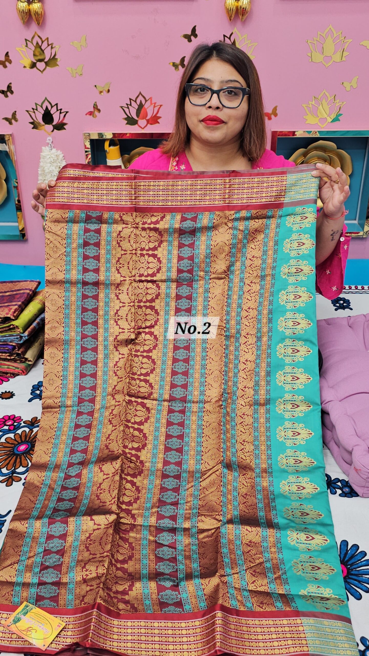 2ND OCT MEGA SALE LIVE – DESIGNER BOMKAI SOFT SAREE (NO.2)