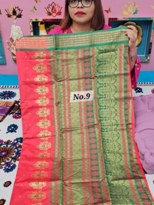 18TH OCT MEGA SALE 2ND LIVE – DESIGNER BOMKAI SOFT SAREE (NO.9)