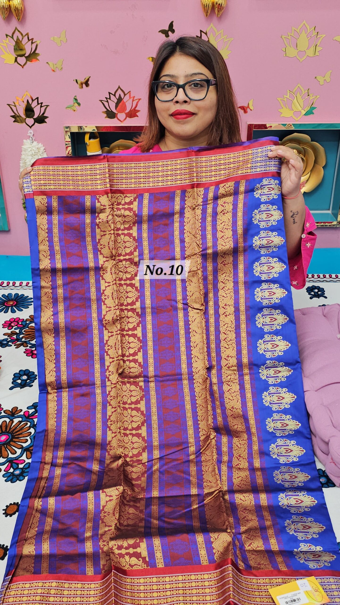 2ND OCT MEGA SALE LIVE – DESIGNER BOMKAI SOFT SAREE (NO.10)