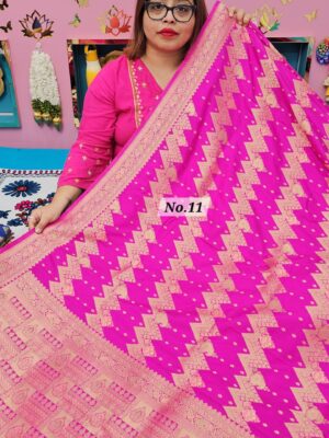 18TH OCT MEGA SALE 2ND LIVE – GEORGETT SILK KHADDI SAREE (NO.11)