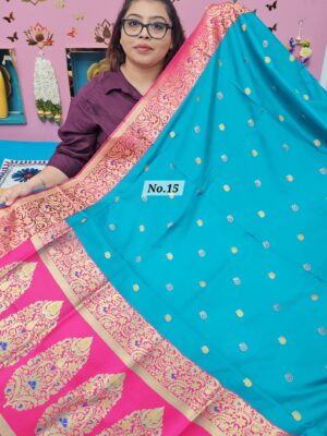 4TH OCT MEGA SALE LIVE – KATAN SOFT BANARSI SAREE (NO.15)