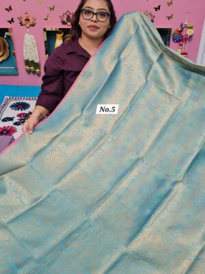 5TH OCT MEGA SALE  2ND LIVE –  MOSS SILK SAREE (NO.5)