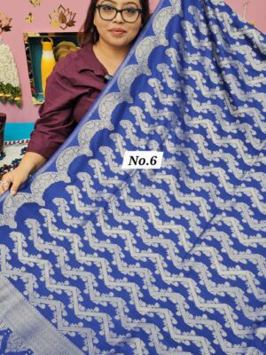 5TH OCT MEGA SALE LIVE – RUSSIAN CREPE MODAL SILK SAREE (NO.6)