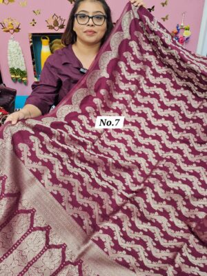5TH OCT MEGA SALE LIVE – RUSSIAN CREPE MODAL SILK SAREE (NO.7)