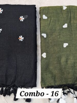20TH OCT MEGA SALE LIVE – HANDLOOM SAREE COMBO-16