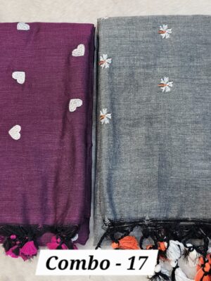 10TH OCT MEGA SALE LIVE – HANDLOOM SAREE COMBO-17