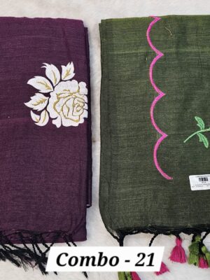 10TH OCT MEGA SALE LIVE – HANDLOOM SAREE COMBO-21