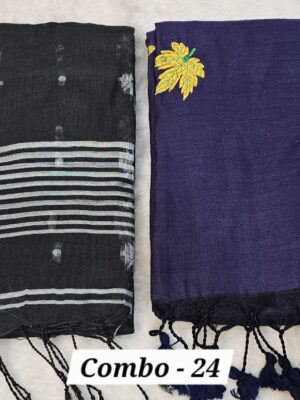 20TH OCT MEGA SALE LIVE – HANDLOOM SAREE COMBO-24