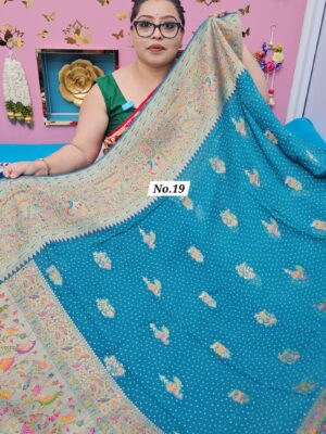 6TH OCT MEGA SALE LIVE – NIMZARI KHADDI SAREE (NO.19)