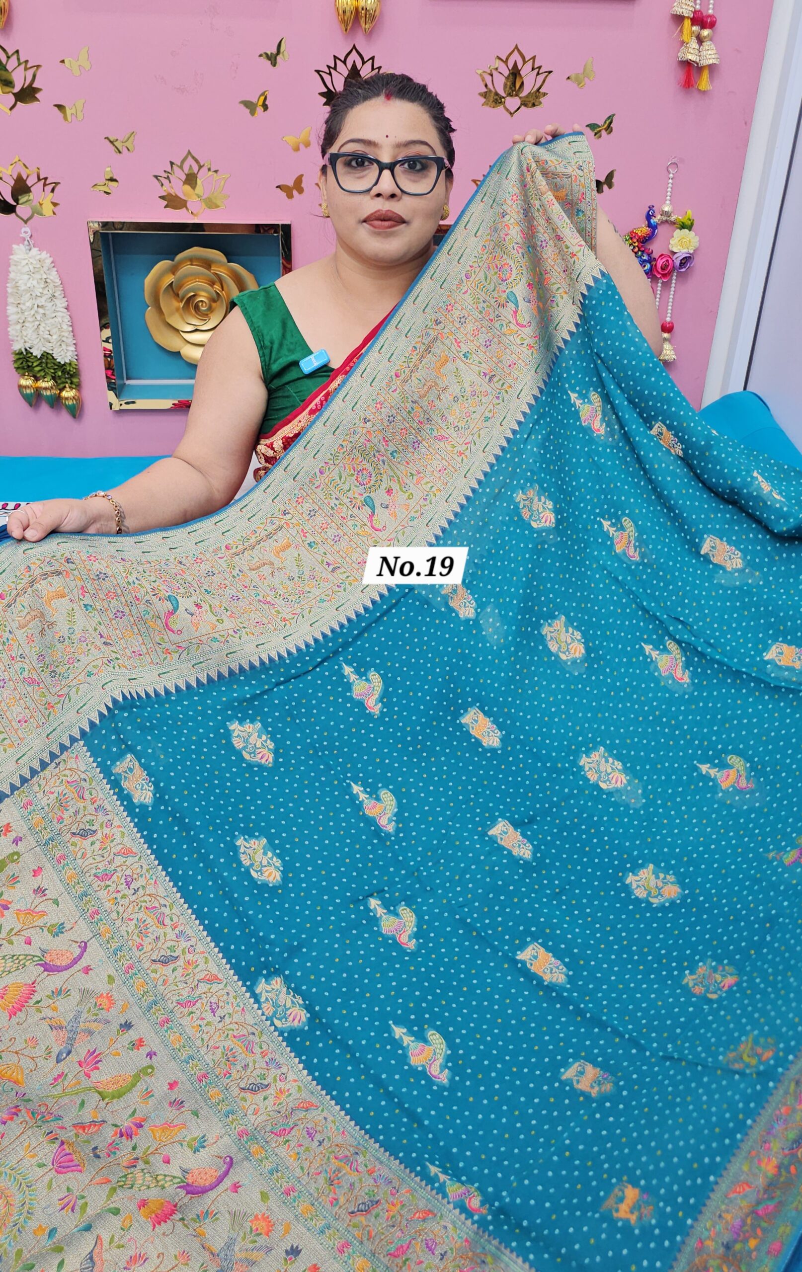 6TH OCT MEGA SALE LIVE – NIMZARI KHADDI SAREE (NO.19)