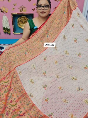 6TH OCT MEGA SALE LIVE – NIMZARI KHADDI SAREE (NO.20)