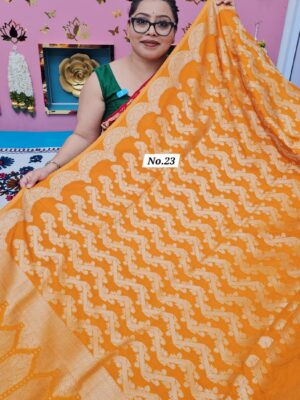 6TH OCT MEGA SALE LIVE – RUSSIAN CREPE MODAL SILK SAREE (NO.23)