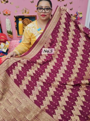 11TH OCT MEGA SALE LIVE – GEORGETT SILK KHADDI SAREE (NO.5)
