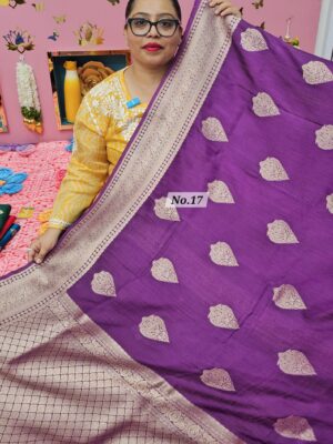 11TH OCT MEGA SALE LIVE – SEMI TUSSAR INDIAN SILK SAREE (NO.17)