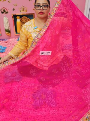 11TH OCT MEGA SALE LIVE – MOSS CHIFFON SAREE (NO.27)