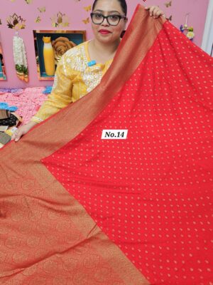 10TH OCT MEGA SALE LIVE – GEORGETT KHADDI SAREE (NO.14)