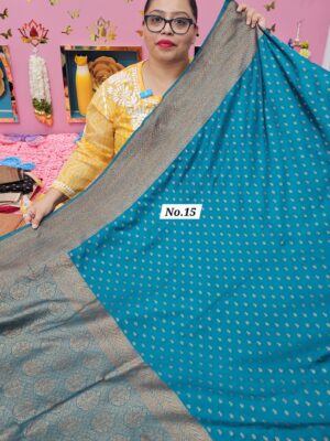 10TH OCT MEGA SALE LIVE – GEORGETT KHADDI SAREE (NO.15)